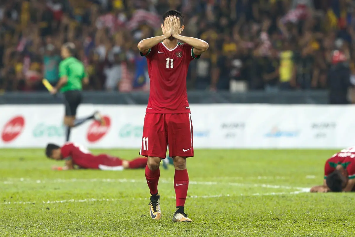 PHOTO: Timnas Indonesia U-22 Takluk atas Tuan Rumah Malaysia