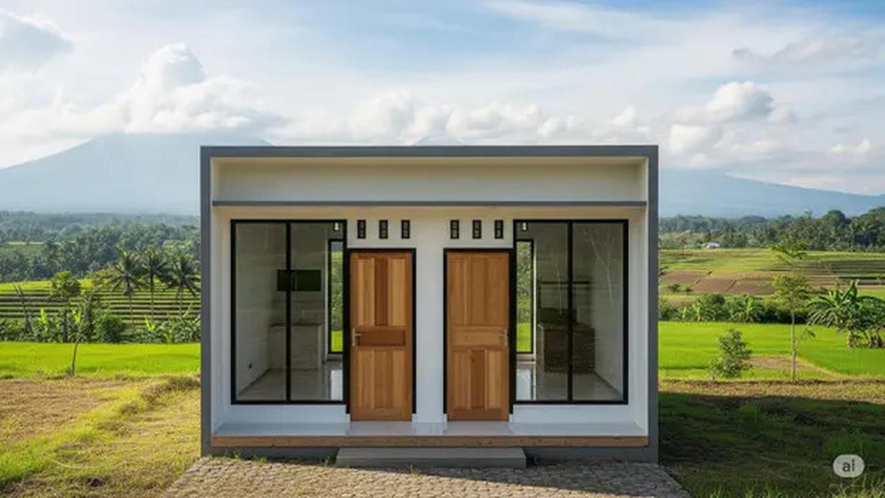 8 Model Rumah Kontrakan Sederhana 2 Pintu Minimalis, Cocok untuk Investasi Properti