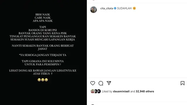 Cita Citata (Foto: Instagram/@cita_citata)