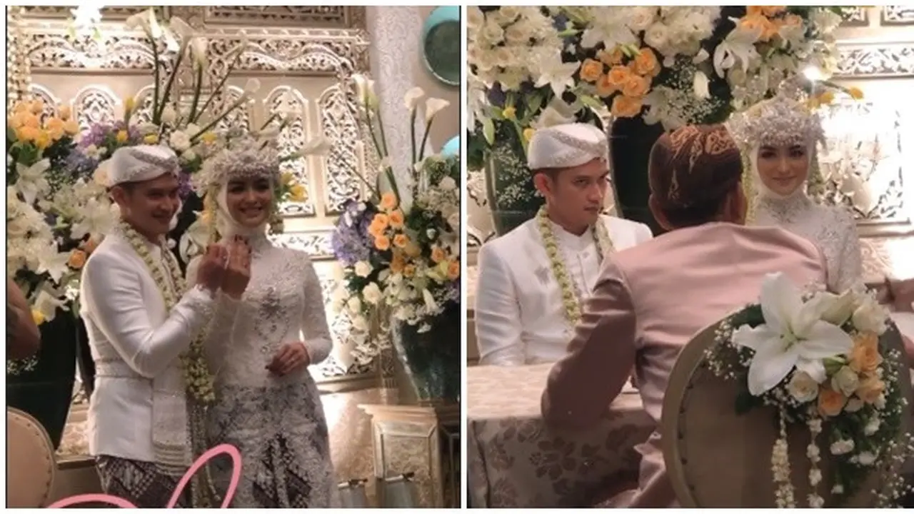 7 Momen Akad Nikah Citra Kirana dan Rezky Aditya, Kenakan Busana Adat Sunda