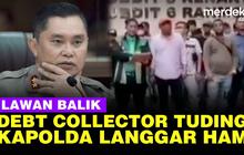 VIDEO: Serangan Balik Debt Collector Maki Polisi, Kapolda Metro Disebut Langgar HAM