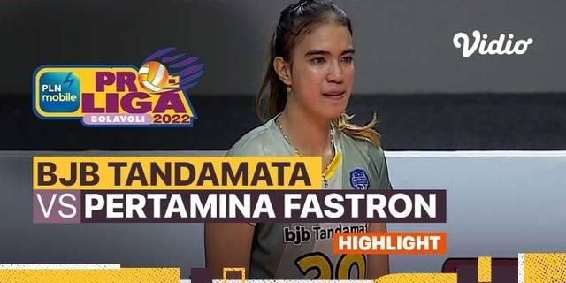 VIDEO: Highlights Proliga 2022, Bandung BJB Tandamata Taklukkan Jakarta Pertamina Fastron