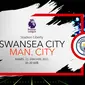 Swansea City vs Manchester City (liputan6.com/Abdillah)