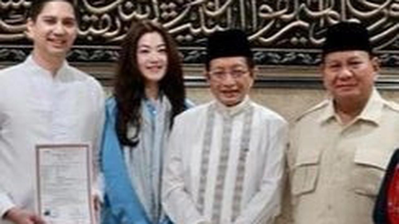 Begini Detik-Detik Budi Djiwandono Keponakan Prabowo jadi Mualaf, Disaksikan Langsung Sang Capres