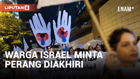 VIDEO: Warga Israel Demonstrasi Blokir Jalan di Tel Aviv, Minta Perang Israel-Hamas Diakhiri