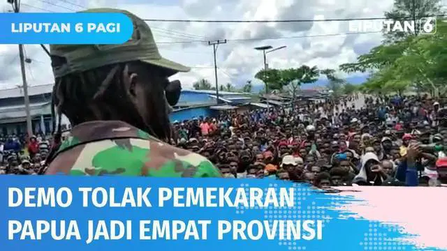 VIDEO: Unjuk Rasa Protes Pemekaran Papua Jadi 4 Provinsi, 2 Warga Tewas