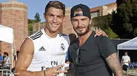 <i>Ckckck..</i> Christiano Ronaldo Narsis Bareng David Beckham