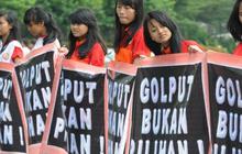 Demo tolak Golput pada Pilkada DKI