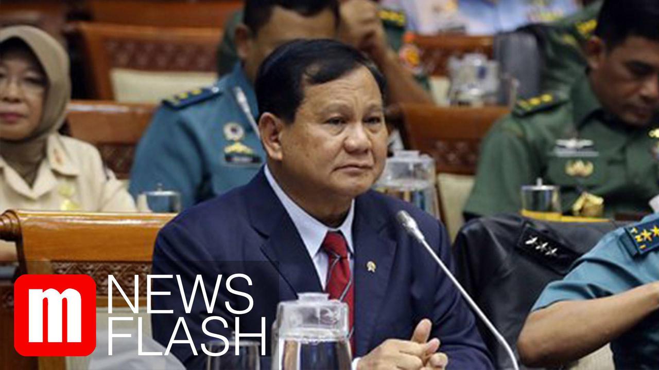 VIDEO: Menhan Prabowo Merasa Ditekan Rapat di Komisi I DPR