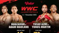 Daftar Lengkap Fight Card Warzone Championship 2025, Tayang Eksklusif di Vidio
