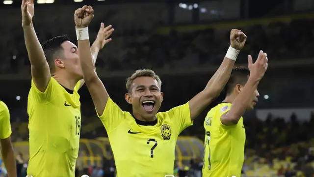 Timnas Malaysia di Piala AFF 2022.