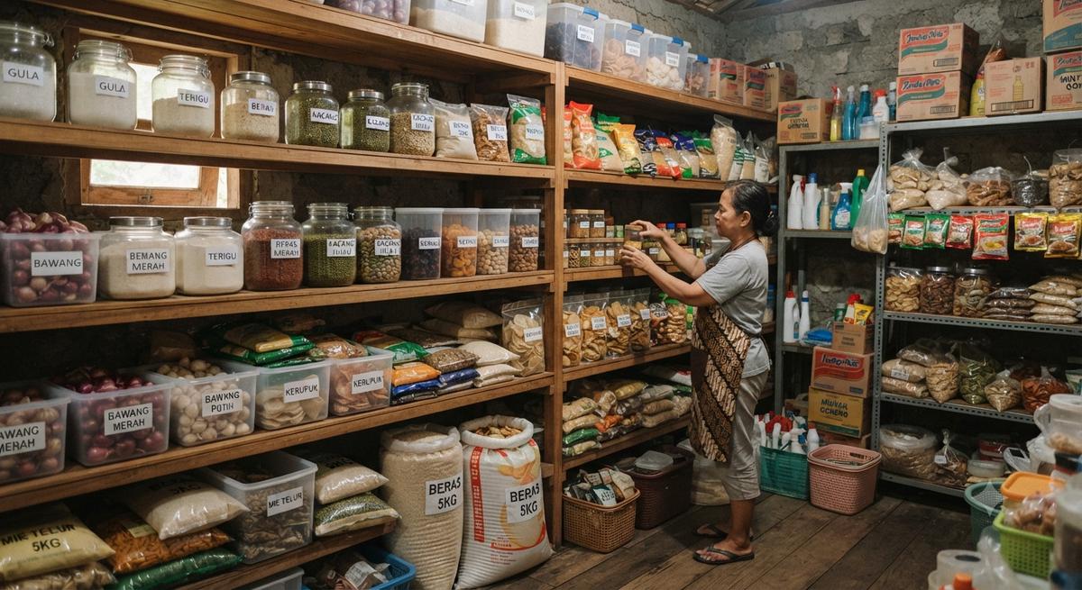 Barang yang Sebaiknya Tidak Disimpan di Gudang Model Makanan Kering dan Bahan Pangan