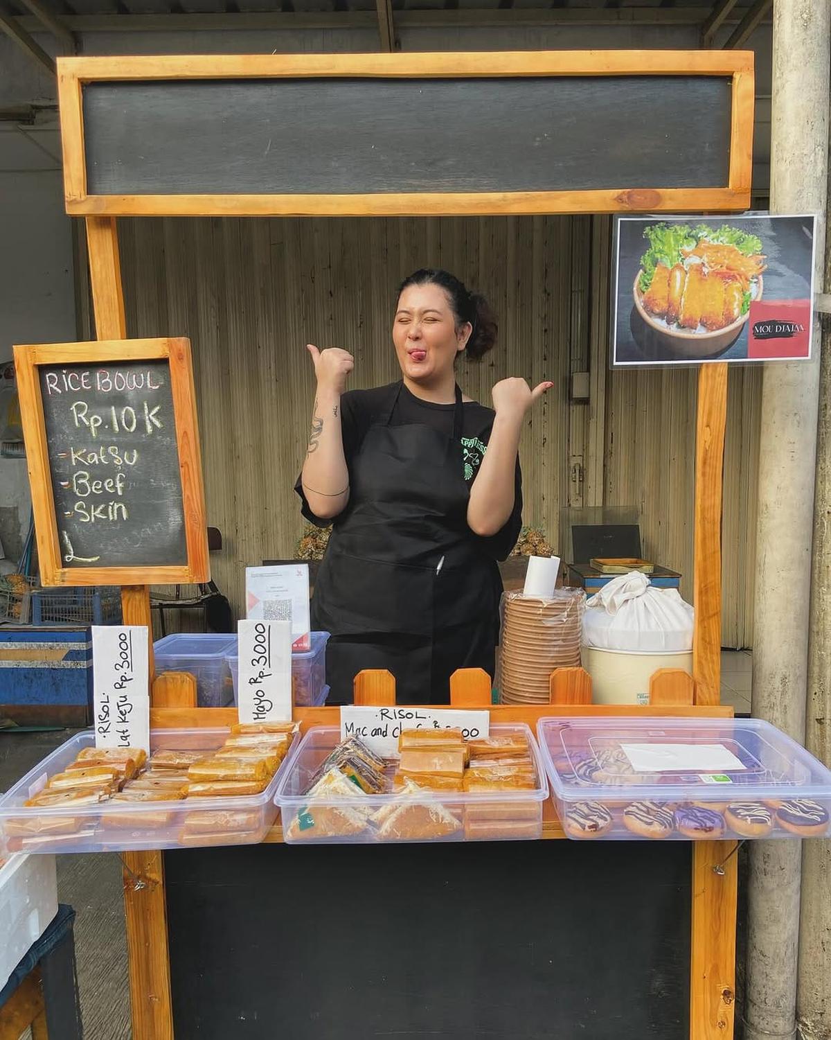Talitha Curtis, Dulu Pemain Sinetron GGS Kini Berjualan Makanan di Depan Minimarket