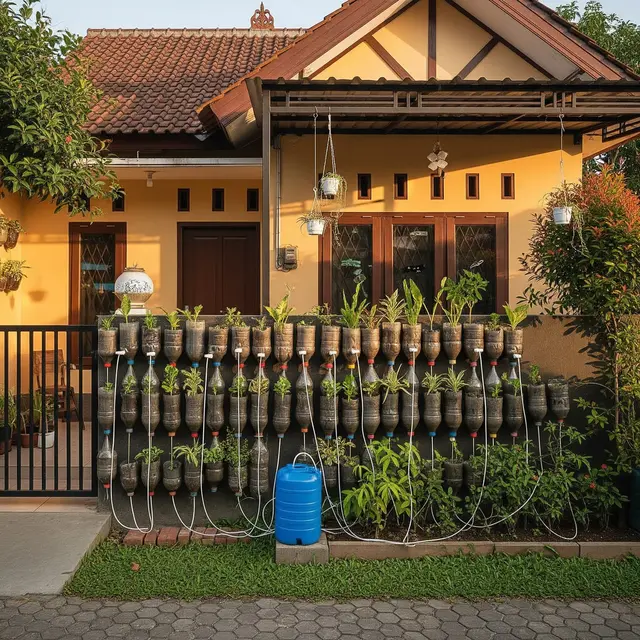 9 Desain Kebun Vertikal Otomatis yang Bisa Ditinggal Liburan, Solusi Tanaman Tetap Subur