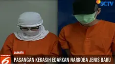Dalam penggeledahan, petugas mendapatkan sembilan barang bukti narkoba jenis baru di antaranya 26 paket happy water.
