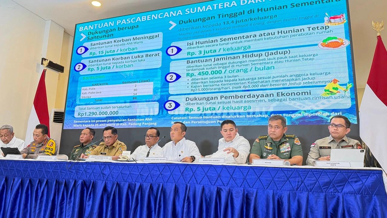 Siswa Korban Bencana Sumatra 5 Januari 2026 Sudah Bisa Belajar di Sekolah, 587 Gedung Masih Dibersihkan