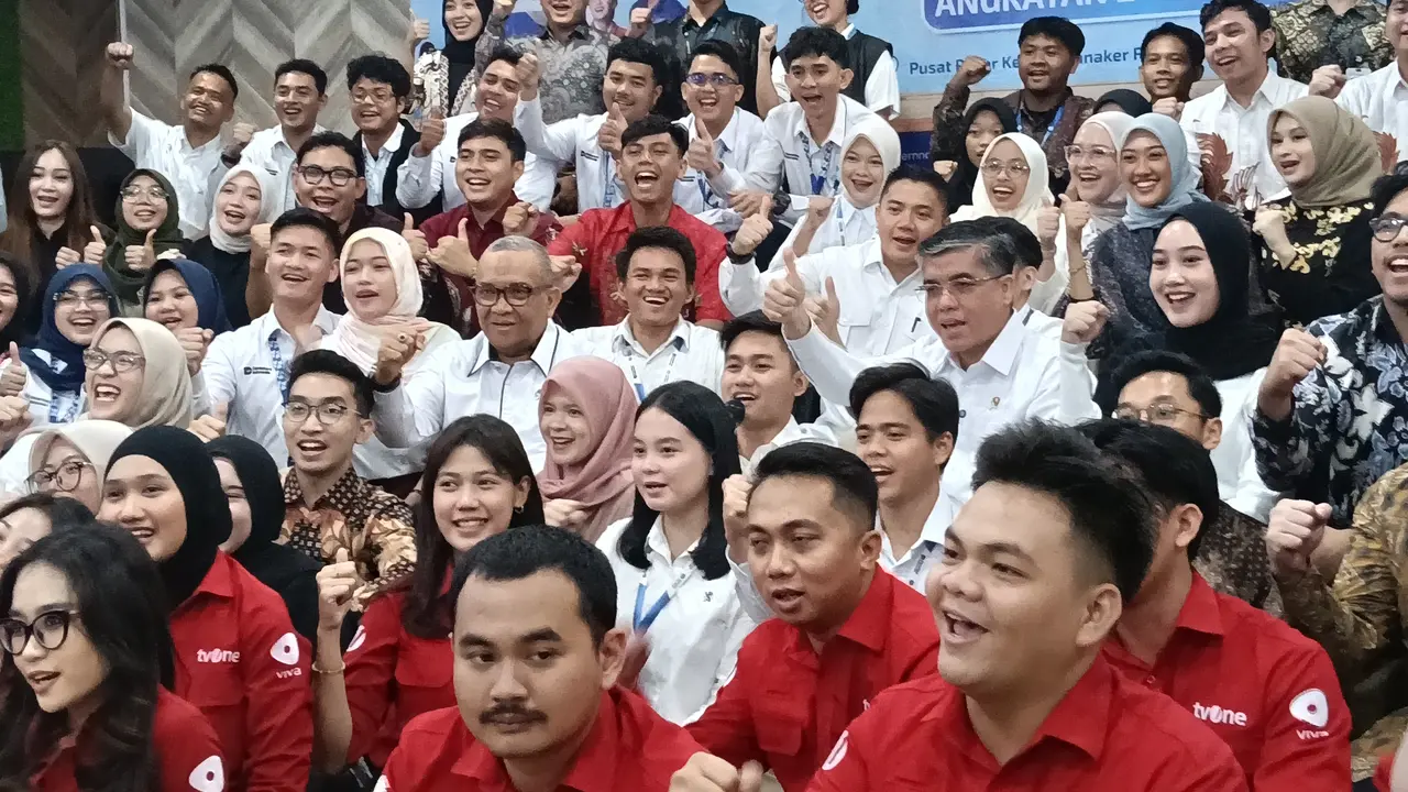 Menteri Ketenagakerjaan (Menaker) Yassierli dalam konferensi pers Magang Nasional 2026