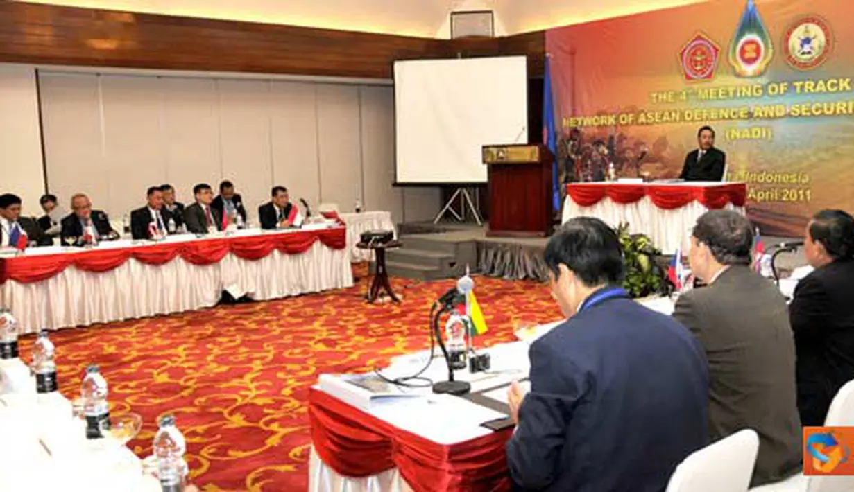 Citizen6, Jakarta: Suasana acara pertemuan ke-4 track-II NADI, di Hotel Sari Pan Pasifik Jakarta, Selasa (19/4). (Pengirim: Badarudin Bakri Badar)