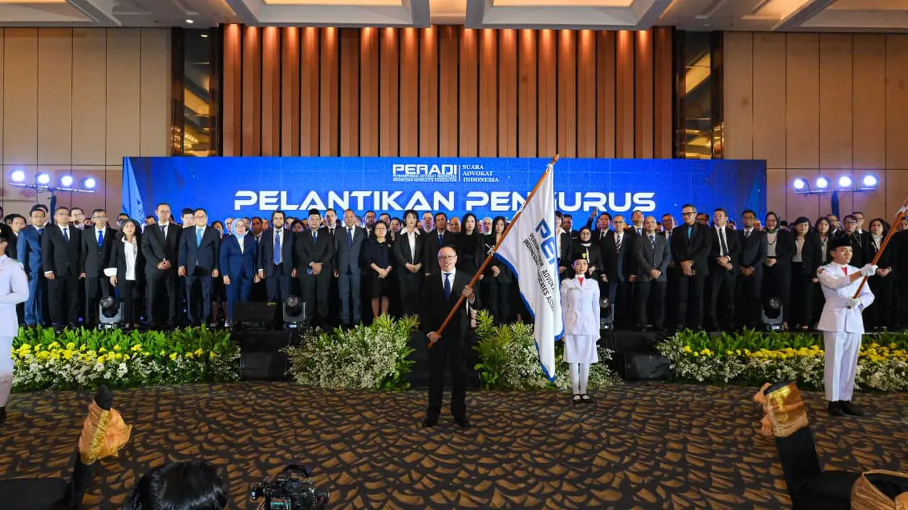 Pelantikan Dewan Pimpinan Nasional (DPN) Peradi SAI masa bakti 2025-2030 di Jakarta (Istimewa)