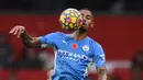 Manchester City tercatat sebagai klub Liga Inggris yang paling banyak menjual pemainnya pada bursa transfer musim panas 2022. The Cityzens sampai saat ini telah melepas 8 pemainnya termasuk Gabriel Jesus, Oleksandr Zinchenko, Pedro Porro, hingga Raheem Sterling. (AFP/Oli Scarff)