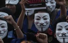 FOTO: Aksi Ratusan Mahasiswa di Samarinda Demo Lawan Politik Dinasti dan Pelanggaran HAM