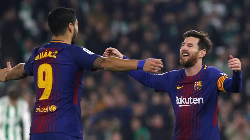 Barcelona Menang Telak di Kandang Real Betis