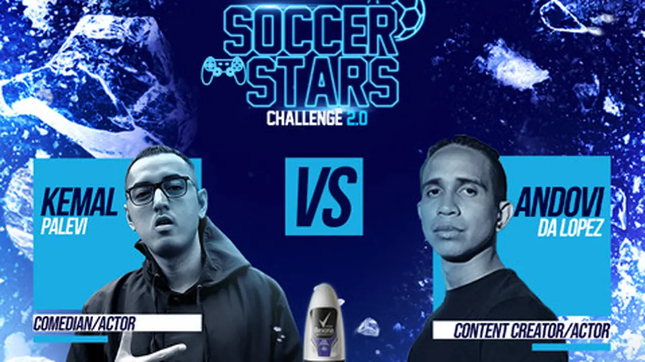Duel Sengit Duo Selebriti, Andovi vs Kemal Tanding Game FIFA Soccer Stars Challenge 2.0 