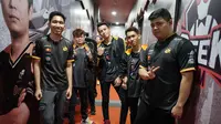 Tim RRQ yang berlaga pada ajang MPL Indonesia Season 4.  (FOTO / Montoon)