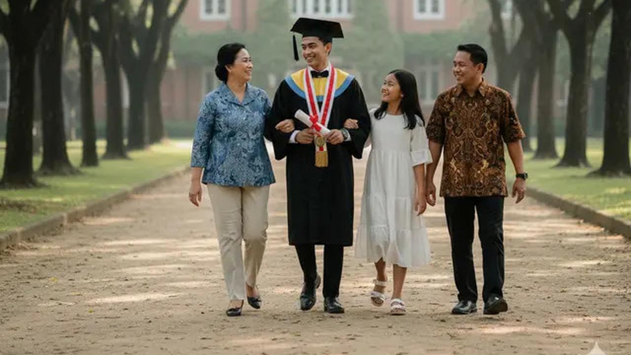 Prompt Gemini AI Edit Foto Wisuda Bareng Keluarga, Hasilnya Bikin Haru