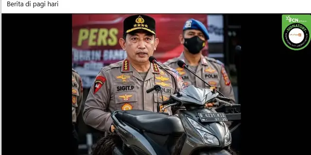 Cek Fakta: Klarifikasi Polri Denda Rp 250 Ribu Jika Ban Motor Gundul