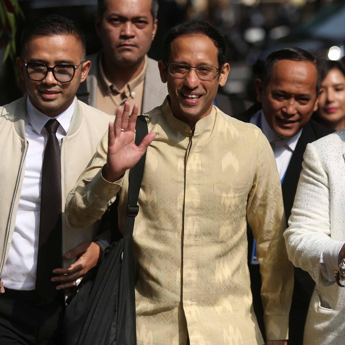 FOTO: Nadiem Makarim Penuhi Panggilan Diperiksa KPK