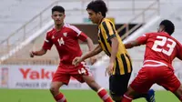 Uni Emirat Arab U-19 berhasil mengalahkan Malaysia U-19 dalam laga uji coba jelang Piala AFC U-19 2018. (dok Football Association of Malaysia)
