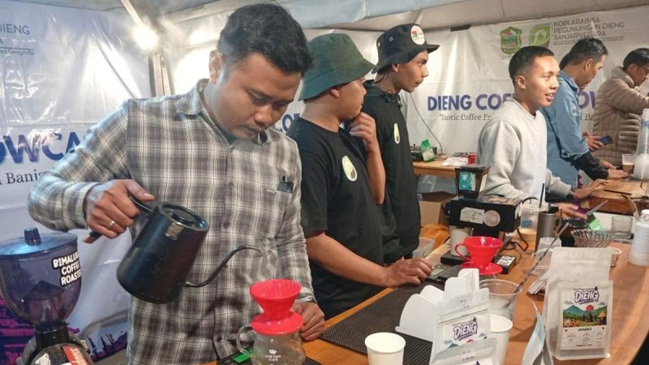 Lebih dari Sekadar Minuman, Kopi Dieng Sajikan Narasi Rasa Citrus dan Karamel di Tengah Kabut DCF 2025