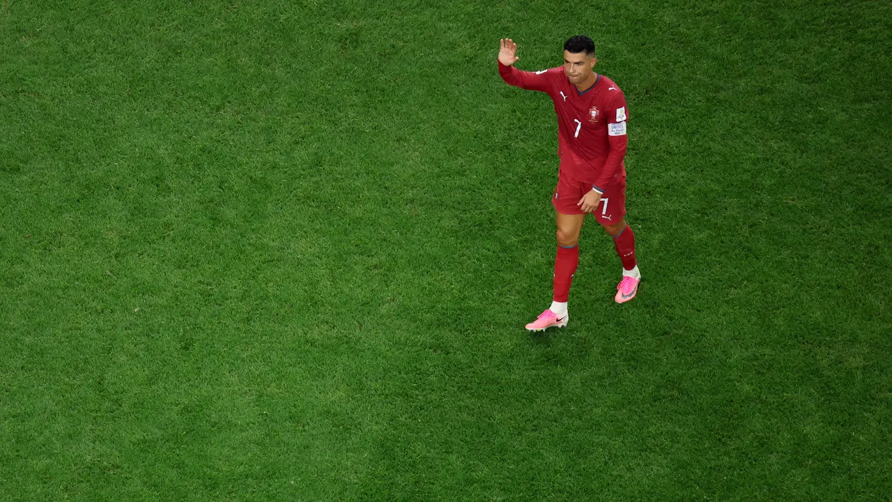 Pemain Portugal Cristiano Ronaldo