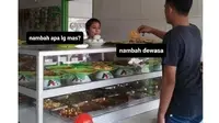 6 Meme Tanya Jawab Orang Beli Makanan Ini Absurd, Bikin Ngakak (Twitter/afrifaldyy)