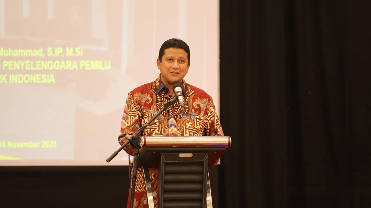 Ketua Dewan Kehormatan Penyelenggara Pemilu (DKPP) Prof. Muhammad (Arfandi Ibrahim/Liputan6.com)