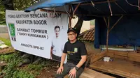 Tommy Kurniawan Ingin Terus Membantu Korban Banjir di Desa Sukajaya Bogor