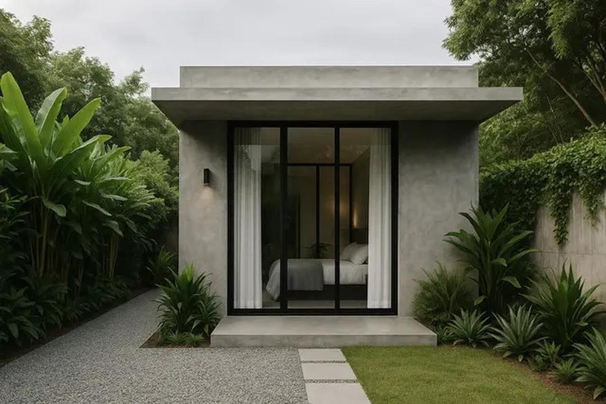 7 Inspirasi Desain Rumah Mungil Minimalis Modern di Pedesaan, Estetik dan Fungsional