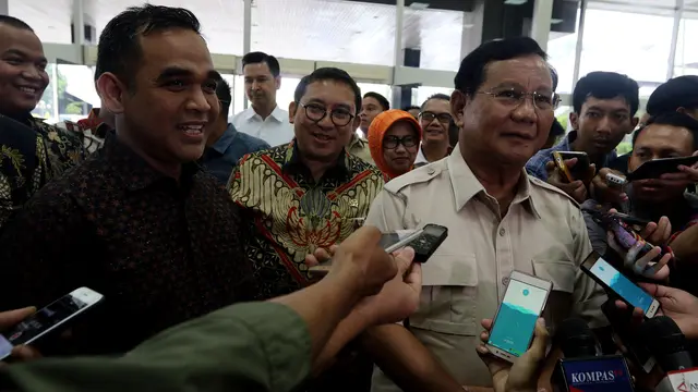 Sambangi DPR, Prabowo Bahas Serangkaian Teror di Tanah Air