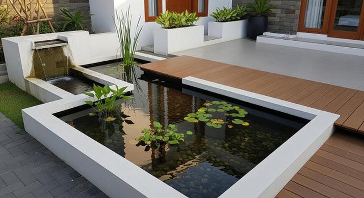 8 Model Kolam Ikan Minimalis Lahan 2x3 Meter Mudah Dirawat, Cocok Jadi Hiasan Teras