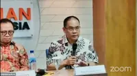 Anggota Bidang Pengelolaan Kawasan dan Investasi BP Batam Sudirman Saad di Kantor Ombudsman Republik Indonesia, Jakarta, Senin (29/1/2024). (Arief/Liputan6.com)