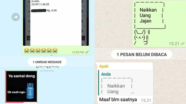 6 Chat Ayah Dengan Anak Ini Bikin Senyum Tipis Hot Liputan6 Com