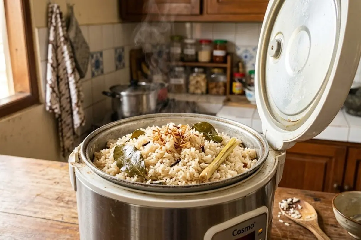 Nasi Uduk Rice Cooker