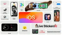 Tampilan iOS 17 beserta update berbagai fitur barunya (Foto: Apple).