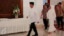 Presiden Jokowi bersama Ibu Negara, Iriana saat tiba di Istana Negara, Jakarta, Kamis (18/6/2015). Jokowi mengundang 400 anak yatim dari 12 panti asuhan yang ada di Jabodetabek untuk berbuka puasa di hari pertama Ramadan. (Liputan6.com/Faizal Fanani)