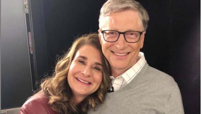 Melinda Gates dan Bill Gates. (dok.Instagram @thisisbillgates/https://www.instagram.com/p/B1MAB9TA6lh/Henry)