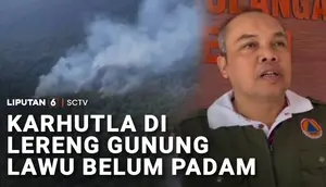 Api Belum Padam, Karhutla di Lereng Gunung Lawu Berujung Status Tanggap Darurat