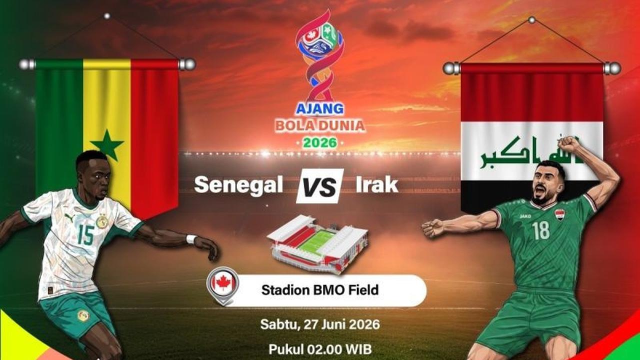 Senegal Hancurkan Irak 5-0, Jaga Asa Lolos Babak 32 Besar Piala Dunia 2026