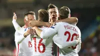Polandia menumbangkan Armenia dengan skor 6-1 pada laga Kualifikasi Piala Dunia. (doc. PZPN)