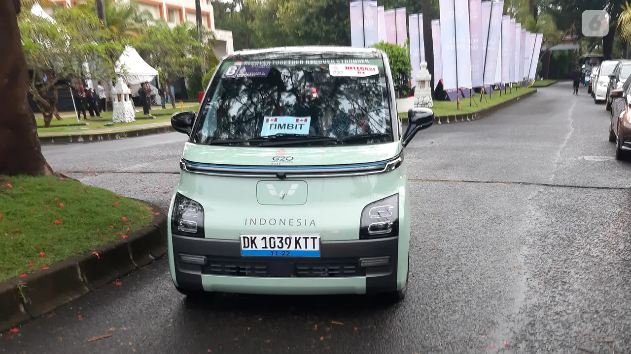Mobil listrik Wuling Air ev menjadi Official Car Partner KTT G20 Bali.